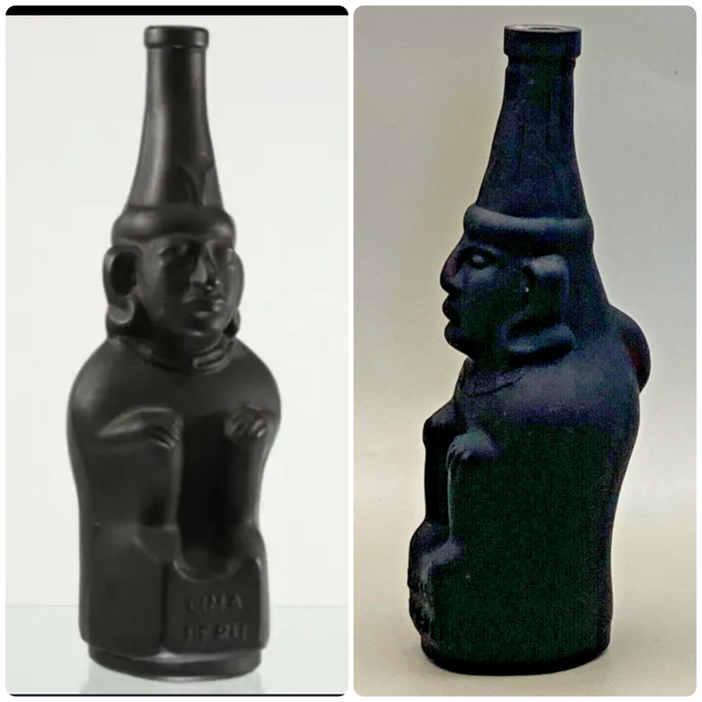 π *Vintage Peruvian Ranuzzi Inca Figure Bottle* π - Picture 2 of 16
